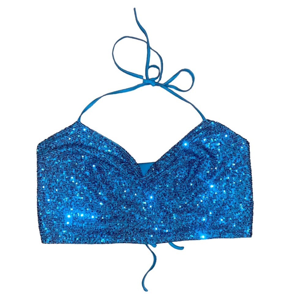 NWOT Wild Fable Women's Sequin Halter Size S